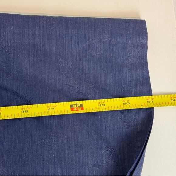 Vintage Chinese Blue Kimono Robe Floral Bird Embroidery 70s - Picture 9 of 9